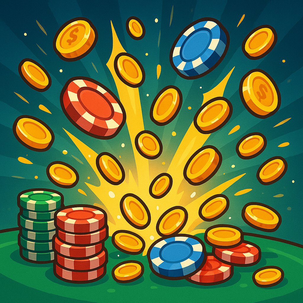 Result and payout screen